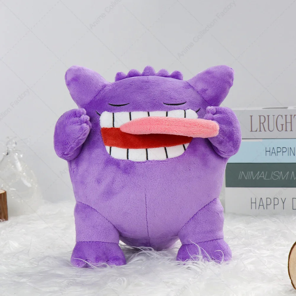 New Gengar Plush Toy – Soft Pokemon Stuffed Animal Doll, Cute Cartoon Christmas Gift