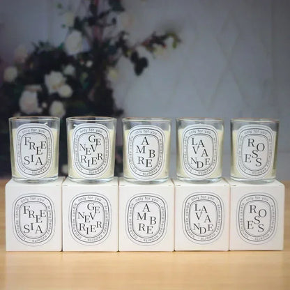 Romantic Transparent Scented Candle – Aromatic Gift Jar for Weddings & Special Occasions