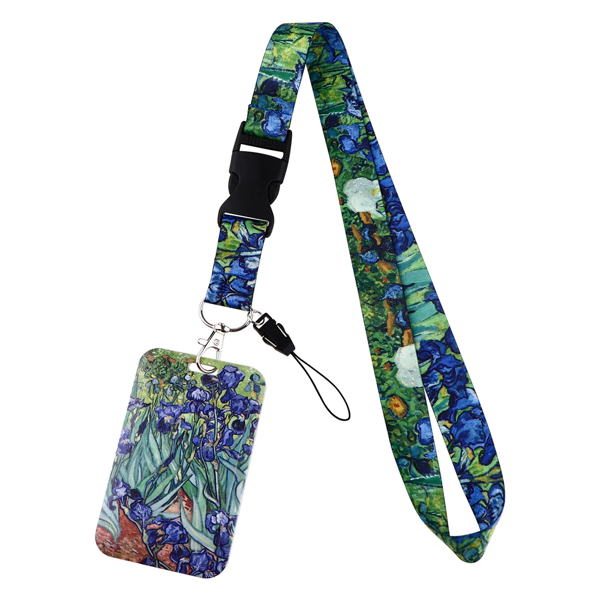 Van Gogh Starry Night Art Neck Strap Lanyard – Keychain Badge Holder for ID, Credit Card & Keys Accessories