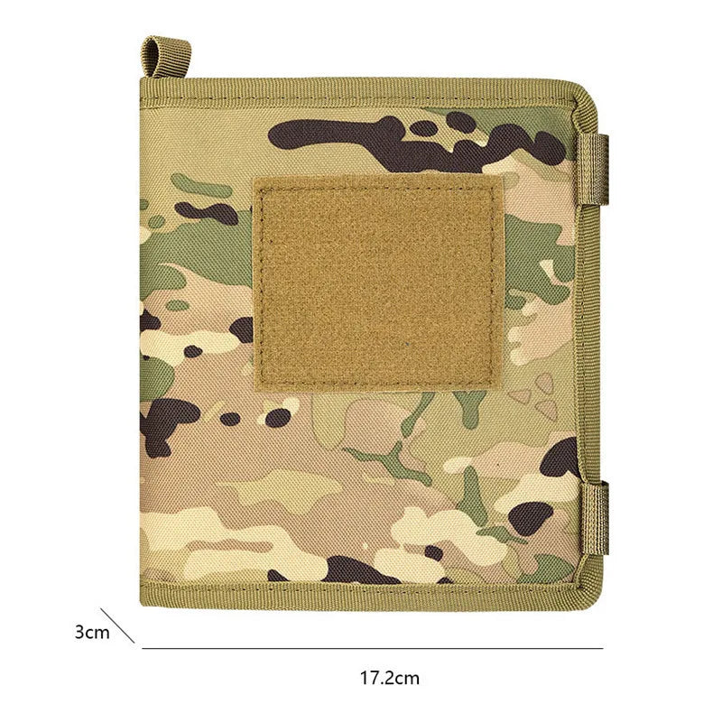Tactical Map Storage Bag – Foldable Sundries Pouch, EDC Utility Tool Pocket with Hook & Loop, Outdoor Hiking, Camping, Hunting Accessories