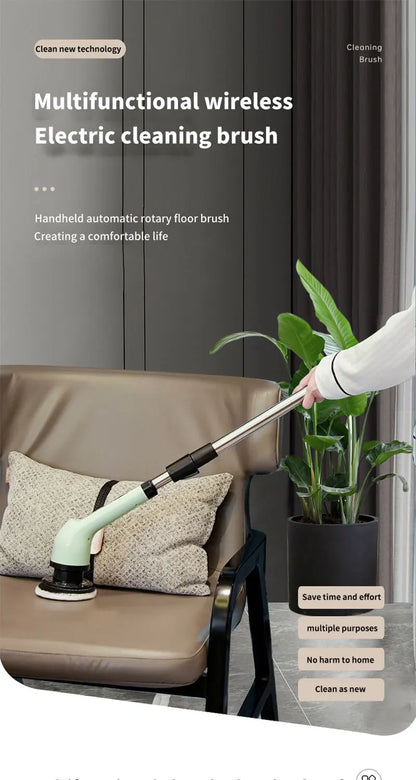 Wireless Electric Cleaning Brush – Multifunctional Rotating Brush for Bathroom, Window, Kitchen & Automotive