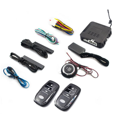 Universal Car Remote Start Stop Kit – Bluetooth Mobile App Engine Start, Keyless Entry, PKE Alarm & Trunk Control System