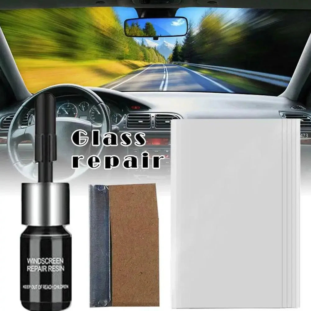 Car Windshield Glass Repair Resin Kit – 3ml Auto Windshield Crack Repair Tool for Vehicle Window Maintenance & Restoration
