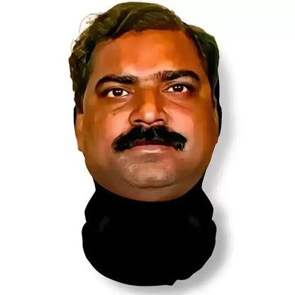 Indian Style Funny Cosplay Mask - Realistic Party Headgear for Cycling and Outdoor Events