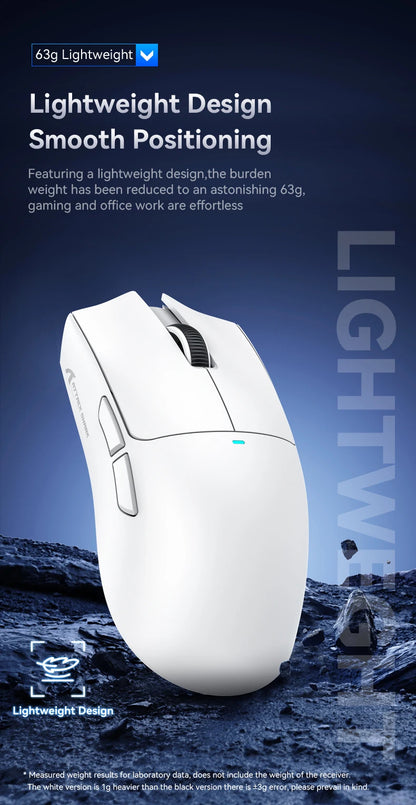Attack Shark X11 Tri-Mode Wireless Gaming Mouse – 2.4GHz/Wired/Bluetooth PAW3311 22000DPI RGB PC Mouse 400IPS