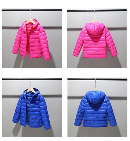 Kids Down Jackets for Autumn & Winter – Warm Coats for Boys & Girls (3-14 Years), Toddler Outerwear