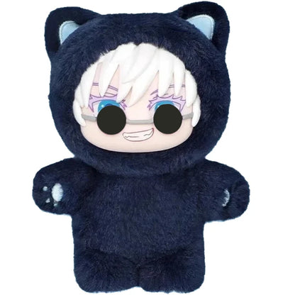 Genuine Eaki Jujutsu Kaisen Season 2 Satoru Gojo Plush Pendant - Cat Park Party Blind Box Handbag Charm Collectible Anime Accessory
