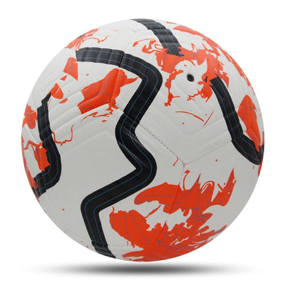 Size 5 Soccer Ball - Machine-Stitched PU Material for Outdoor Matches, Football Training, and Sports Leagues