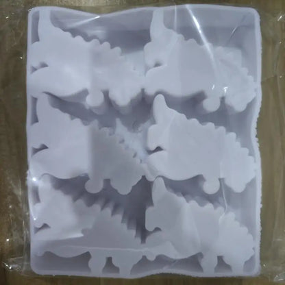 6-Grid Monster Silicone Ice Mold — Large Dragon-Shaped Ice Cube Tray for DIY Ice, Whiskey & Household Use