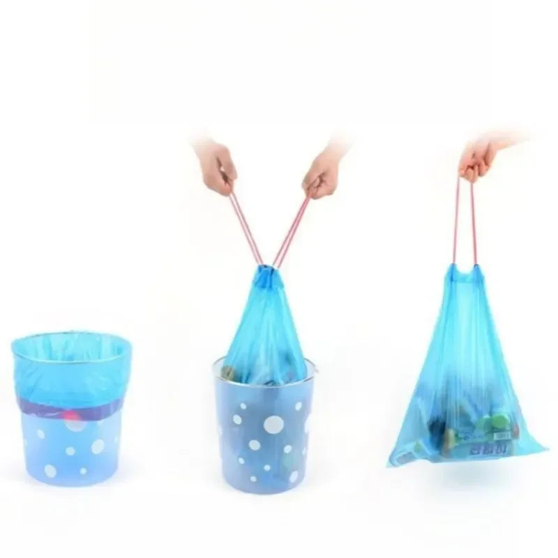30/300PCS Portable Garbage Bags – Thickened Disposable Trash Bags for Household & Kitchen Use