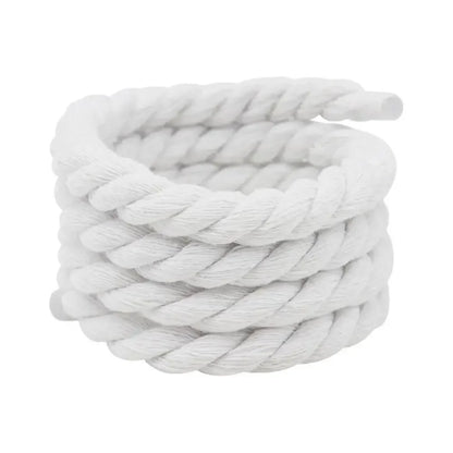 Round Thick Rope Shoelaces – High-Quality Polyester Cotton, Solid Color, 0.8cm Width, 120/140/160cm