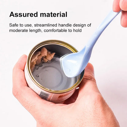 Cute Cat Paw Can Storage Cover: Reusable 2-in-1 Pet Food Lid for Freshness - Adorable Spoon Holder Tin Can Accessory