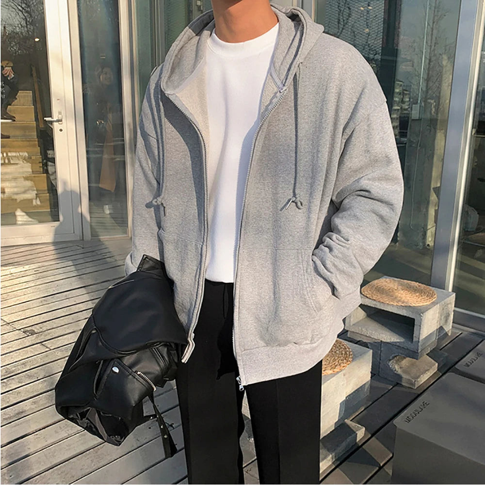 Fashion Zipper Hoodies for Women & Men - Long Sleeve Casual Sweatshirt for Autumn & Winter Sportswear