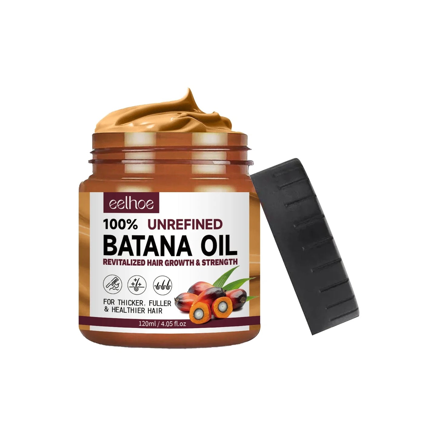 100% Pure Organic Hair Mask with Batana Oil – Natural Hair Growth Treatment, Nourishing Anti-Breakage & Hair Loss Reduction Product
