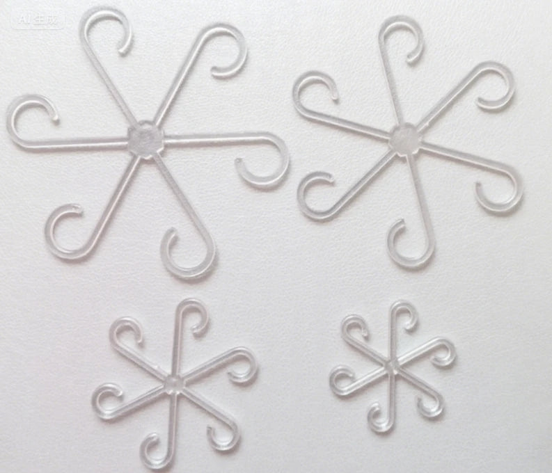 Plant Stem Support Clips – Flower Stem Fixer & Anti-Toppling Hydroponic Branch Rack for Garden