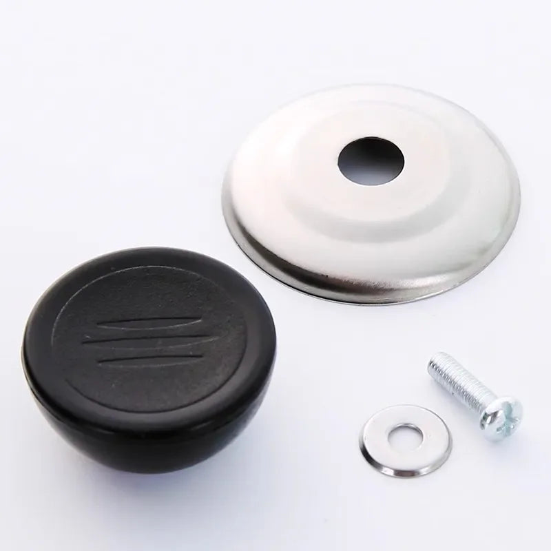 Colored Stainless Steel Pot Lid Knobs - Universal Pan Lid Replacement Handle with Screwdriver