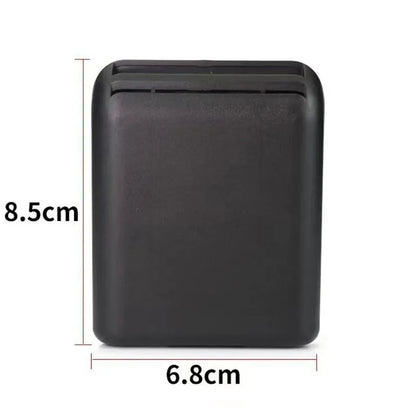 Multifunction Car Organizer - Auto Seat Crevice Storage Box with Card Ticket Bracket Stand, Universal Interior Accessories (6.8x8.5cm)