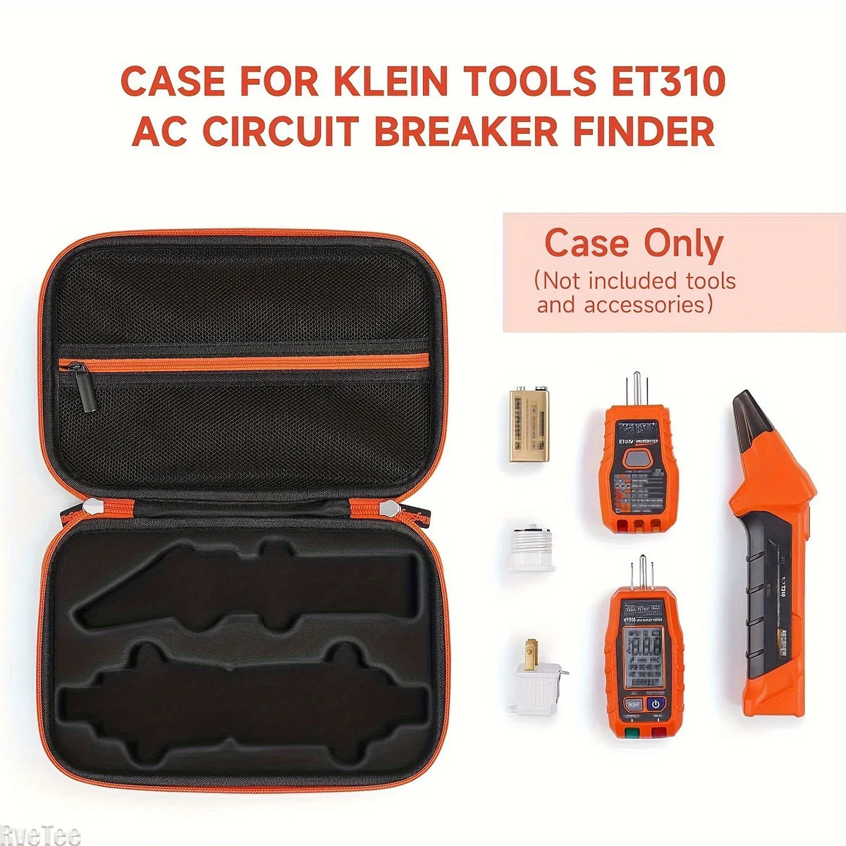 Circuit Breaker Detector Organizer Case - Protective Storage Box for Klein Tools ET310, Case Only
