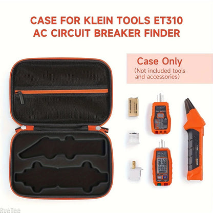Circuit Breaker Detector Organizer Case - Protective Storage Box for Klein Tools ET310, Case Only