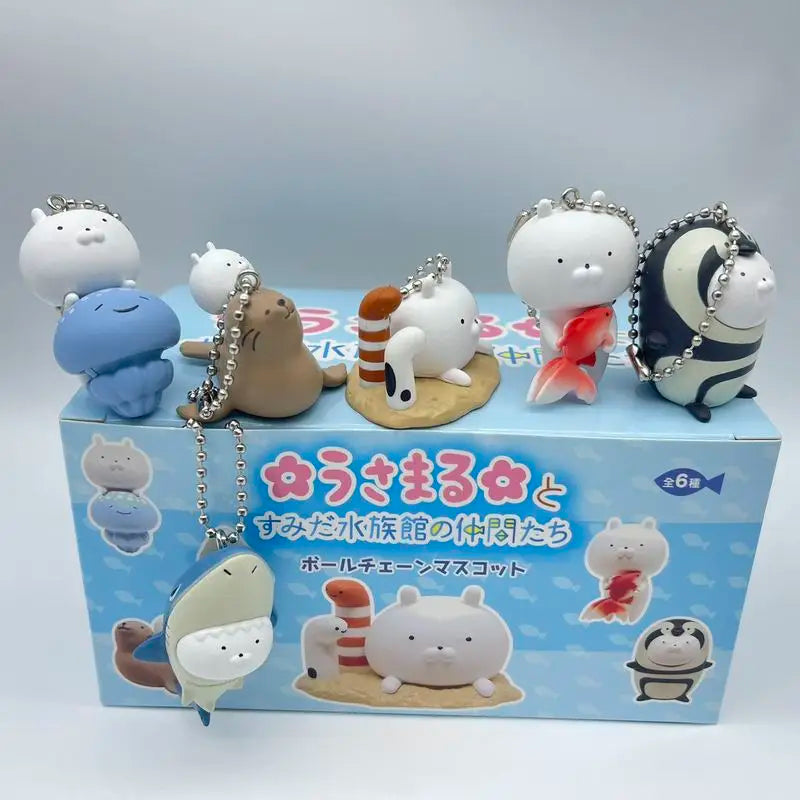 Rabbit Pills Ocean Partner Aquarium Blind Box - Sea Elf Penguin Pendant Bag Charm Surprise Gift