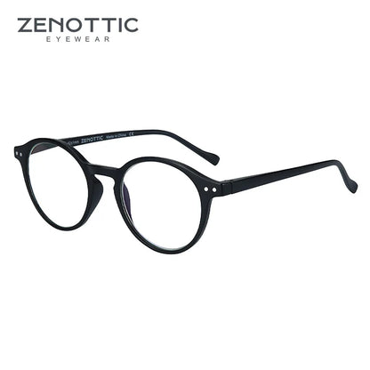 ZENOTTIC 2025 Retro Reading Glasses – Anti-Blue Light Blocking Eyeglasses for Women & Men, Diopter 0 to 4.0