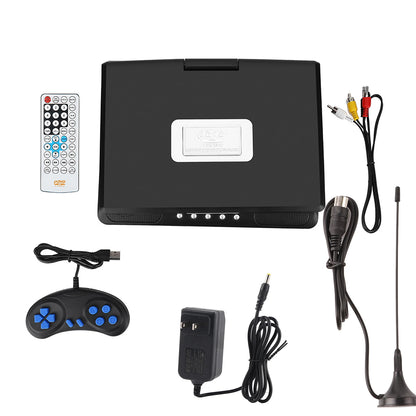 9 Inch Portable DVD Player - HD LCD Screen Media Player with Game Support, TV Function and FM Radio