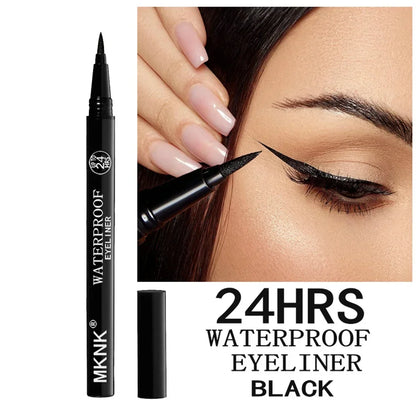 3PCS Waterproof & Smudge-Proof Black Eyeliner Pencils – Long-Lasting, Bold Eye Makeup with Smooth Glide Formula