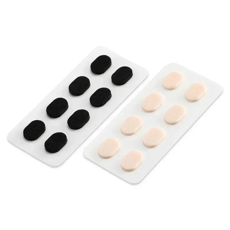 Self-Adhesive Eyeglasses Nose Pads – Soft EVA Foam Anti-Slip Reusable Mini Oval Glasses Comfort Pads Accessories Kit