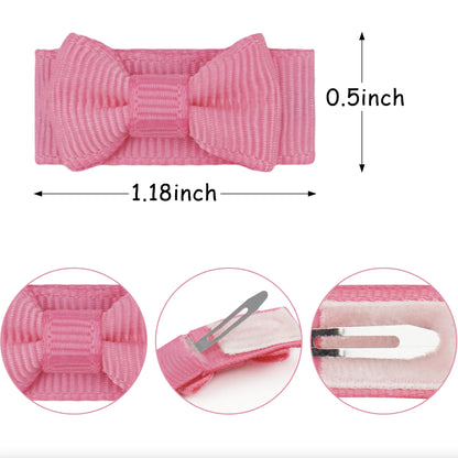 20Pcs Baby Hair Clips Set – Gentle Lanugo Headdress Trumpet Princess Hairpins for Toddlers