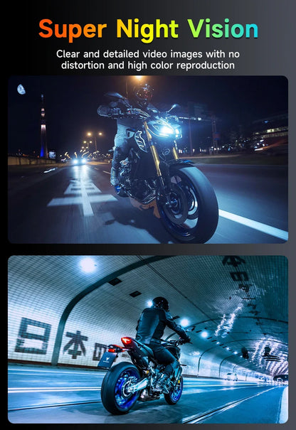 5/7 Inch Motorcycle CarPlay DVR Navigation GPS Monitor – Wireless Android Auto, Airplay, IPX7 Waterproof Portable Display