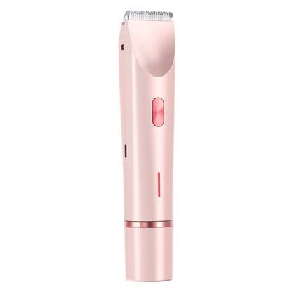 Women’s 2-in-1 Electric Razor – Dual-Head Painless Wet & Dry Bikini Trimmer with Detachable Head Shaver