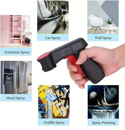 Plastic Portable Spray Paint Handle – Universal Reusable Hand Spray Gun for Car Color Change Film & DIY Pasting