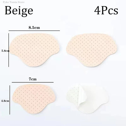 4pcs Heel Repair Patches – Breathable Shoe Hole Repair Stickers, Anti-Wear Heel Pads & Insoles Protector Inserts for Sneakers Foot Care