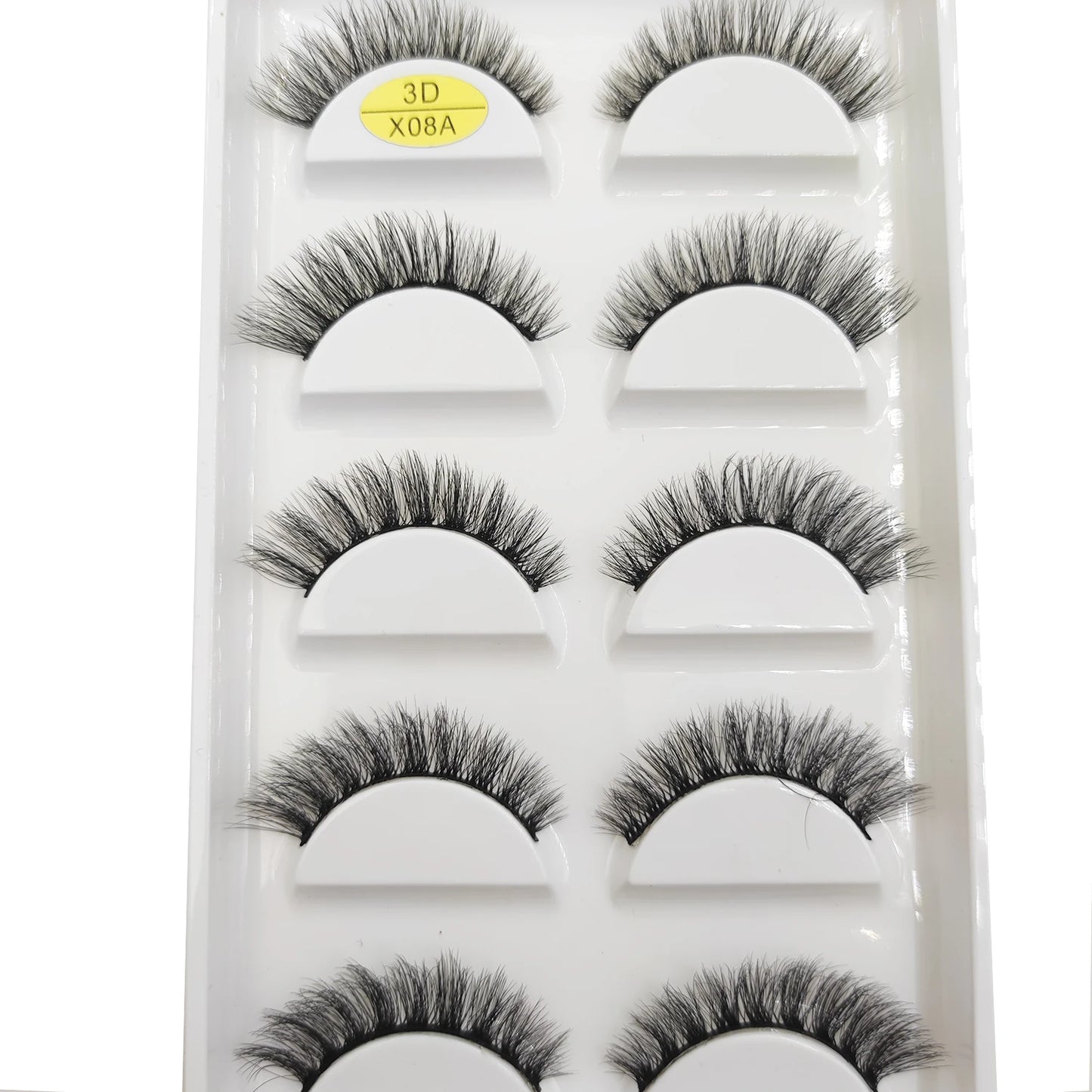 38 Styles 5 Pairs 3D Mink False Eyelashes – Natural Fake Lashes Makeup Beauty Tools