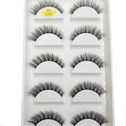 38 Styles 5 Pairs 3D Mink False Eyelashes – Natural Fake Lashes Makeup Beauty Tools