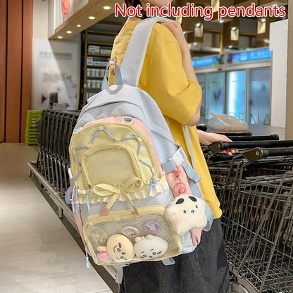 Women’s 2-Piece Backpack Set – Cute Lace Lightweight School Bag, Fashion Back-to-School Bookbag for Girls