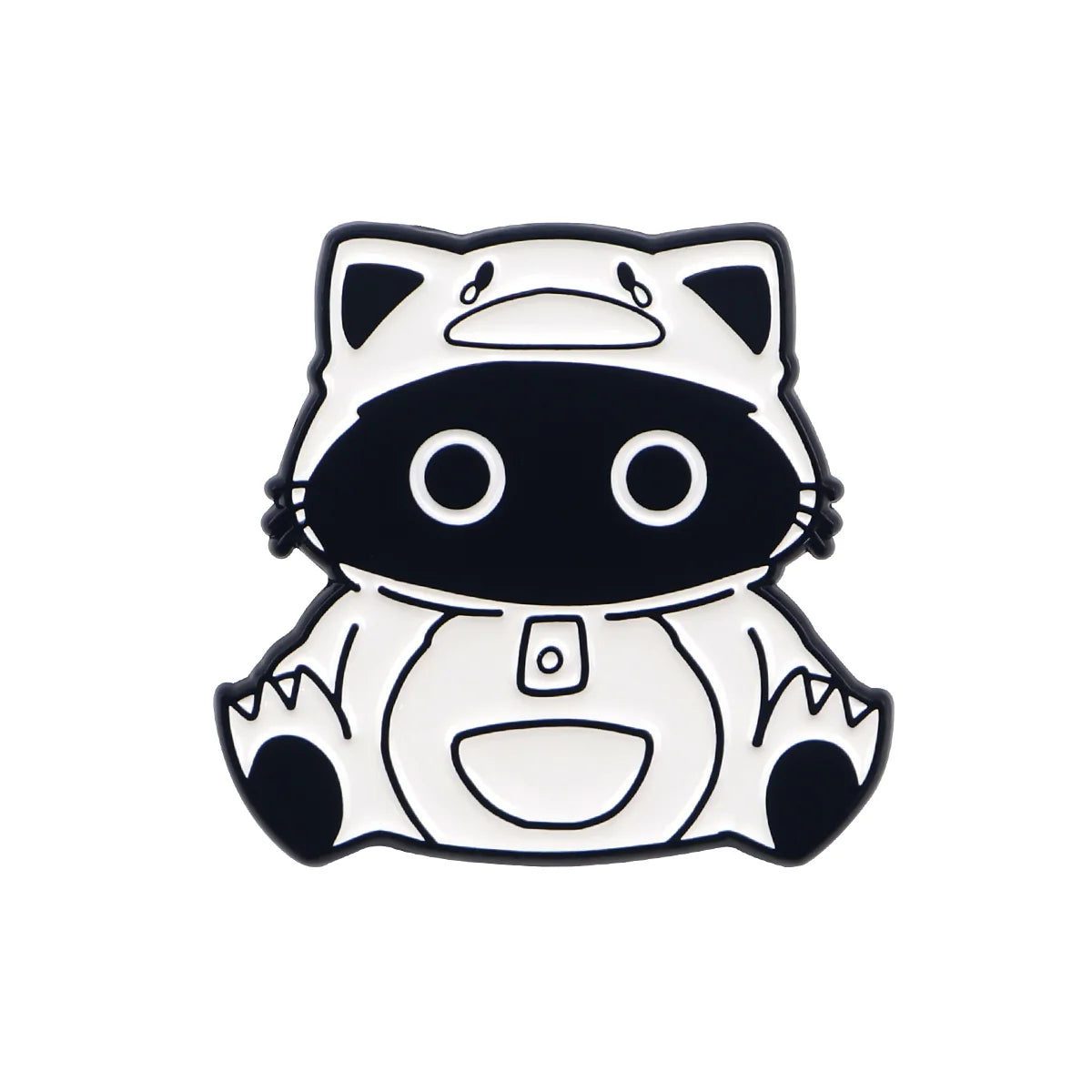 Cute Black Cat Enamel Pin – Animal Brooch Lapel Pin for Backpack, Clothing, Witch Jewelry & Halloween Gifts