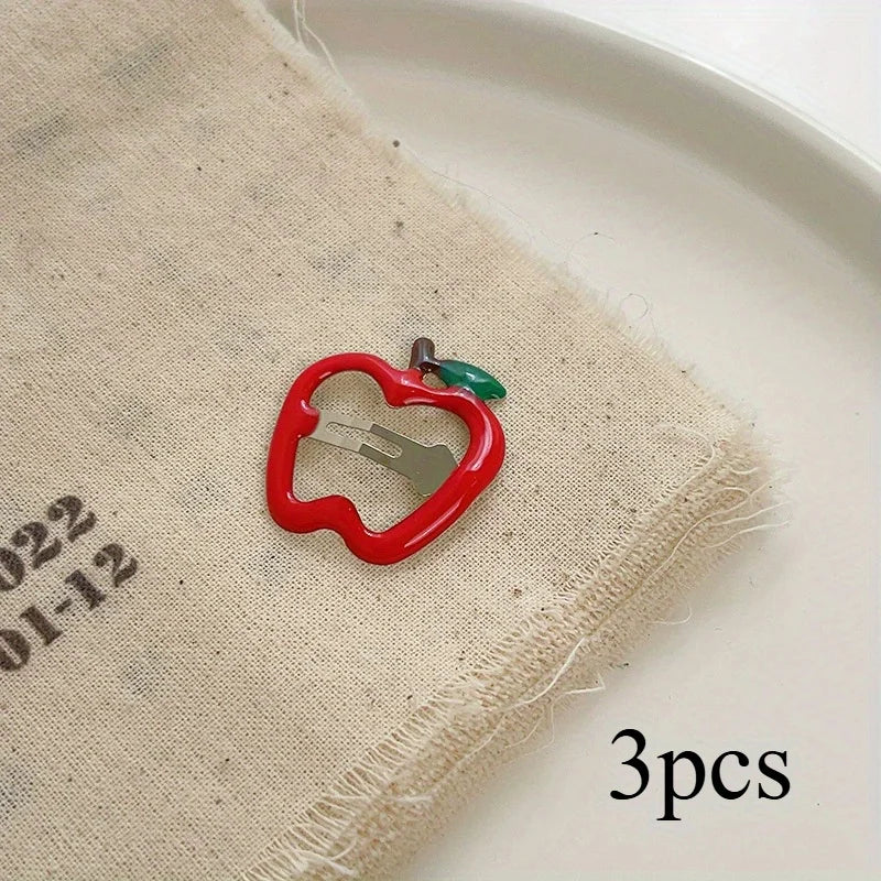 Cute Candy Color Hair Clips - Hollow Design Fashion Hair Accessories for Girls & Women