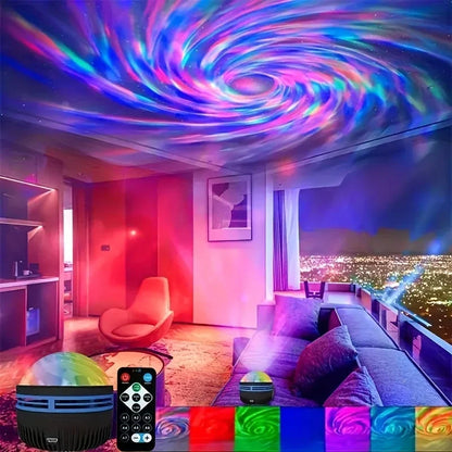 Northern Lights Star Projector - LED Galaxy Night Light with Remote Control for Bedroom & Party Decor