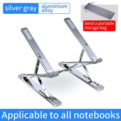 YYLM N8 Aluminum Laptop Stand - Adjustable Foldable Portable Notebook Holder with Cooling Support for MacBook & Laptops
