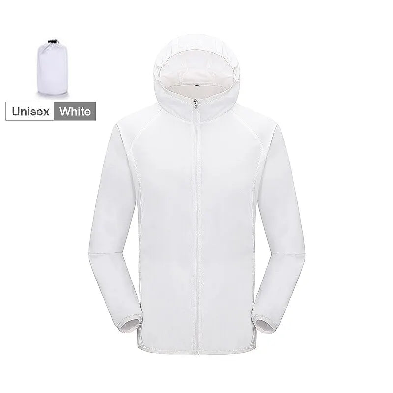 LNGXO Unisex Waterproof Hiking Jacket – Quick Dry Camping Windbreaker, Trekking, Fishing, Anti-UV Rain Coat for Men & Women