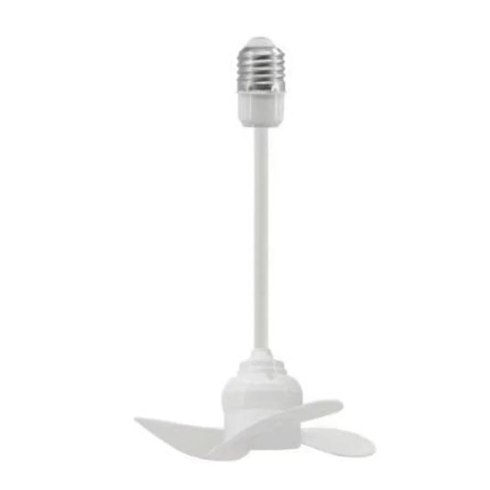 Compact E27 Ceiling Fan - Quiet Brushless Motor for Efficient Air Circulation