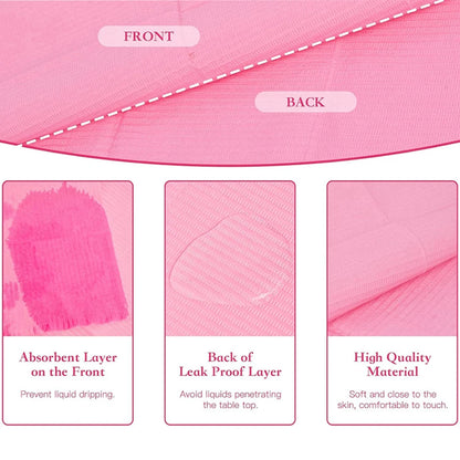 30/50/125PCS Disposable Tattoo & Nail Clean Pads – Waterproof Medical Paper Mats for Eyelash, Grafting & Beauty Tool Accessories