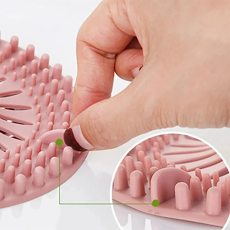 Sewer Hair Floor Drain Filter – Anti-Clogging Bathroom & Kitchen Sink Cover, Magic Hair Catcher Tool