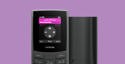 Nokia 105 4G 2023 Feature Phone – Dual SIM, 1450mAh Battery, FM Radio, Call Recording, Bluetooth 5.0, Hebrew Keyboard