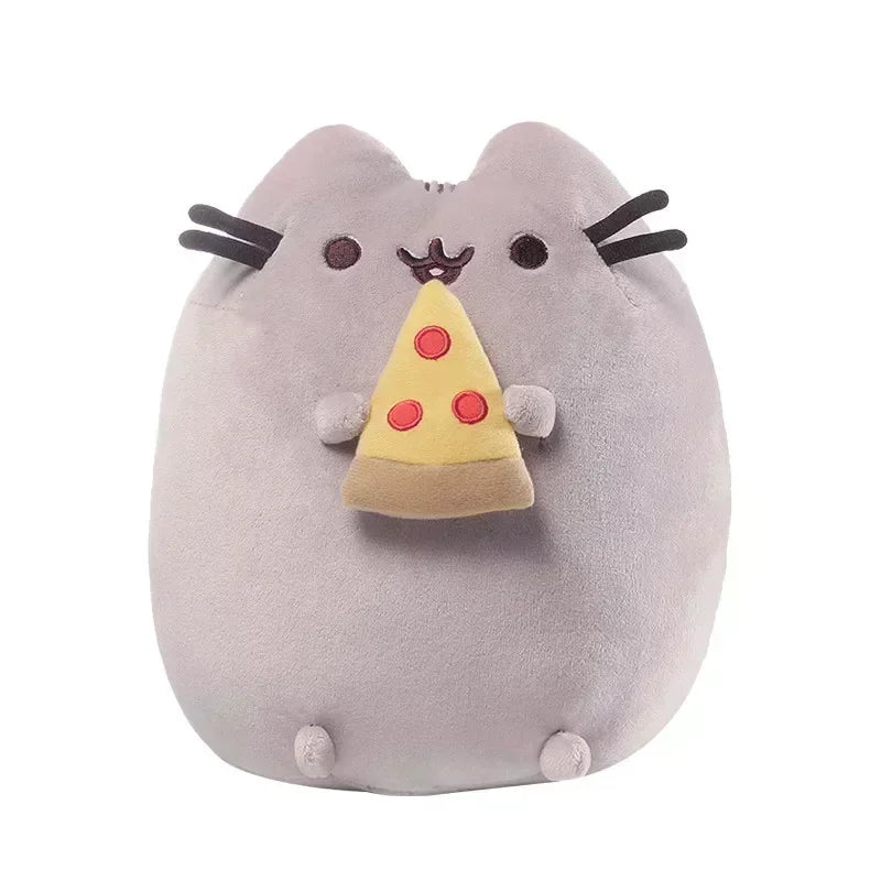Pusheen Kawaii Cat Plush Toy - Cute Donut, Unicorn, Ice Cream, Pizza, and Cake Stuffed Animal for Gifts and Room Decor