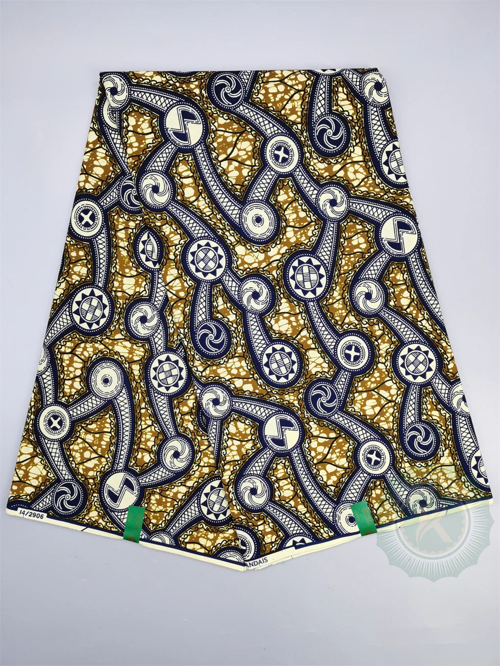 African Wax Fabric - Cotton Nigerian Ankara Batik Block Print Sewing Cloth
