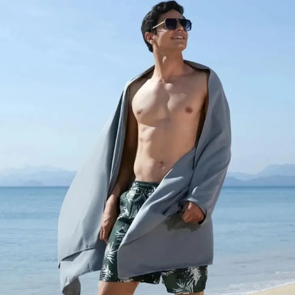 Quick-Dry Microfiber Towel – Ultra Absorbent, Compact & Sandproof Sports Towel for Gym, Beach & Travel