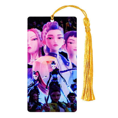 Kpop Demon Hunters Huntrix Cartoon Bookmarks – Cute Anime Stationery for Fans & Book Lovers