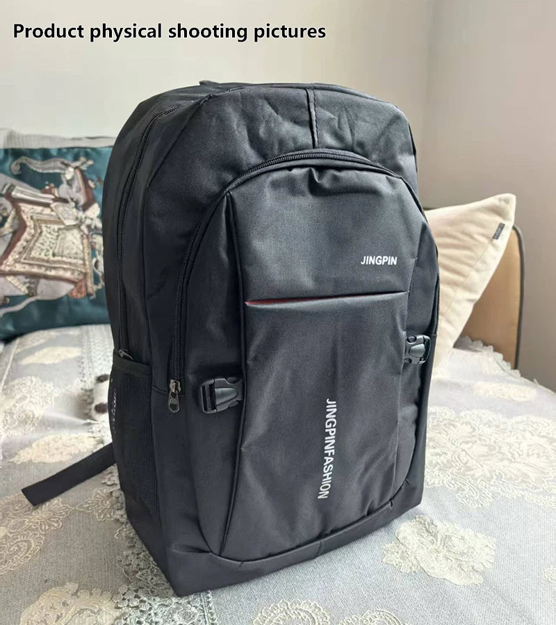 Men’s Waterproof Oxford Backpack – Business, School & Casual Travel Rucksack